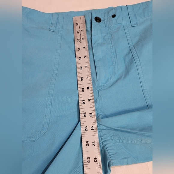 RAG & BONE Cliffe Peached Cotton Field Shorts in Topaz Size 31 - Picture 11 of 13